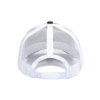 LU-1 charcoal white wholesale 6-panel trucker hat with snapback