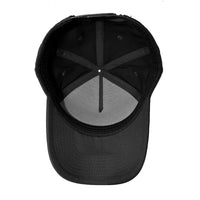 LU-2 black wholesale 5-panel snapback hat interior view