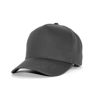 LU-2 charcoal wholesale 5-panel snapback hat front view