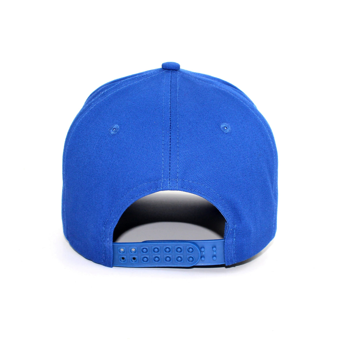 LU-2 royal wholesale 5-panel snapback hat back view