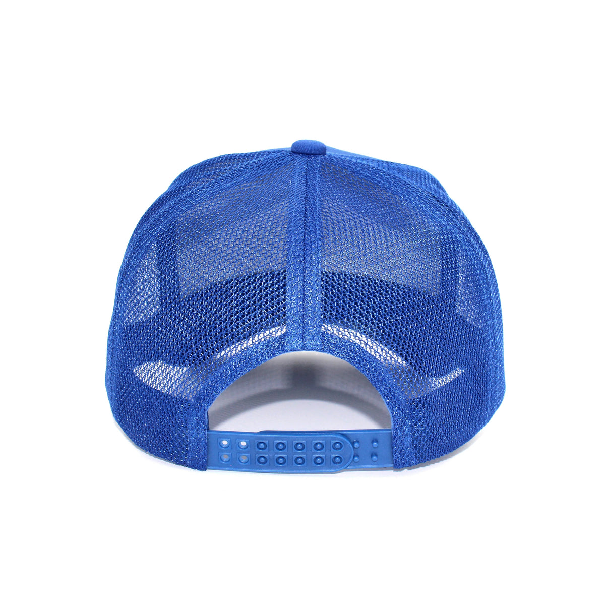 LU-3 royal wholesale 5-panel rope trucker hat back view