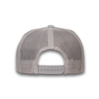 LU-4 black wholesale 5-panel trucker hat back view