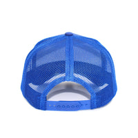 LU-4 royal wholesale 5-panel trucker hat back view