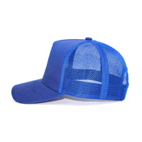 LU-4 royal wholesale 5-panel trucker hat side view