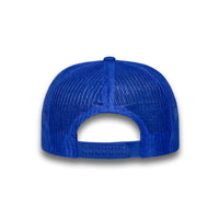LU-5 royal wholesale 5-panel foam trucker hat back view
