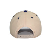 LU-6 beige light pink wholesale 5-panel snapback hat back view
