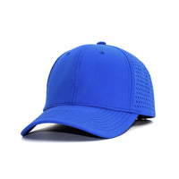 LU-8 royal wholesale 6-panel performance snapback hat front view